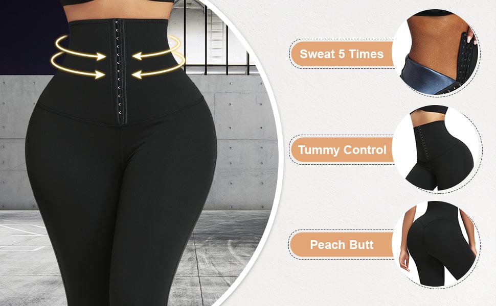 Tummy Control Peach Butt Leggings