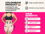Strapless High Waist Compression Shapewear Tummy Control Colombians